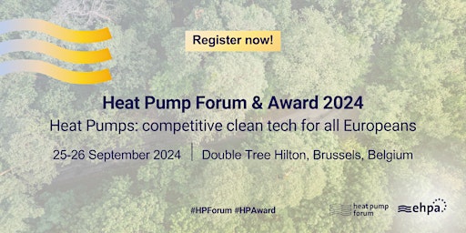 Hauptbild für Heat Pump Forum 2024 - Heat pumps: competitive clean tech for all Europeans