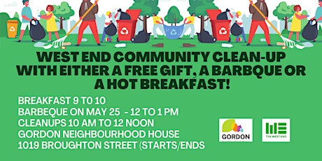 West End Community Clean-up (Barbeque or Breakfast)