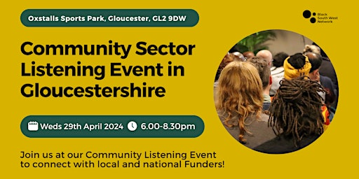 Hauptbild für Community Sector Listening Event in Gloucestershire