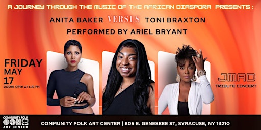 Primaire afbeelding van JMAD Anita Baker VS Toni Braxton Tribute Concert Performed by Ariel Bryant