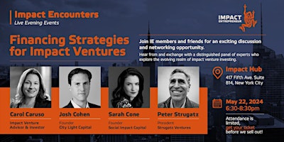 Financing Strategies for Impact Ventures primary image