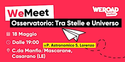 Primaire afbeelding van WeMeet | Osservatorio: Tra Stelle e Universo