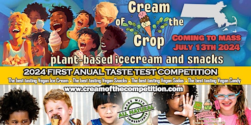 Cream Of The Crop Plant Based Ice Cream & Snacks Taste Test Competition primary image