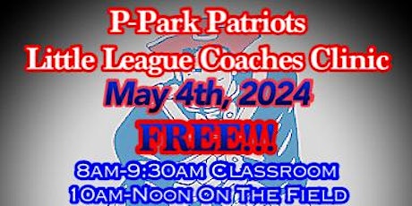 PPark HS  Little League Coaches Clinic