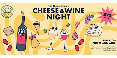 Cheese & Wine Night (River Valley) - 10 May, Friday