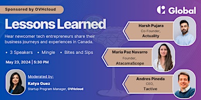 Hauptbild für Lessons Learned | Newcomers Growing Tech Businesses in Canada