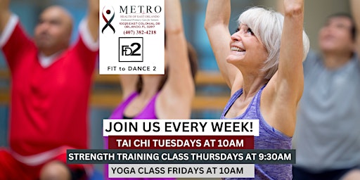 Free Tai chi  for Senior Citizens at MetroHealth primary image