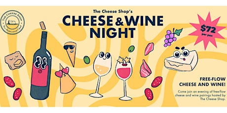 Cheese & Wine Night (River Valley) - 24 May, Friday