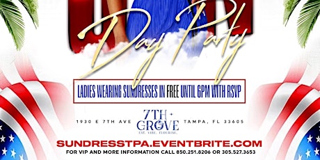 Image principale de SUNDRESS SZN TAMPA - MEMORIAL DAY WEEKEND DAY PARTY!