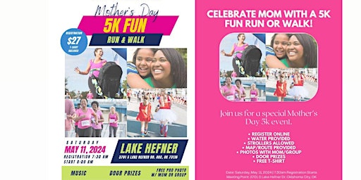 Immagine principale di Mother's Day 5K Fun Run & Walk 