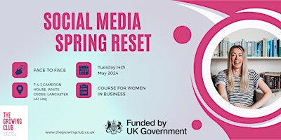 Imagem principal do evento Social Media Spring Reset