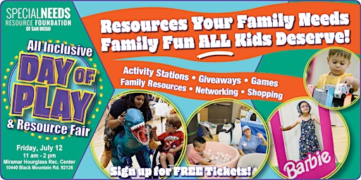 Immagine principale di All Inclusive Day of Play & Resource Fair - FREE EVENT 