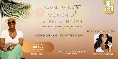 Imagem principal do evento Women Of Strength 2024