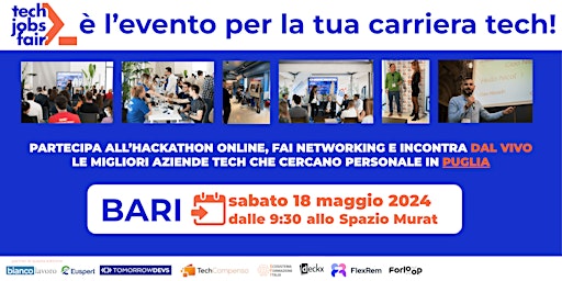 Imagen principal de TECH JOBS fair Bari 24