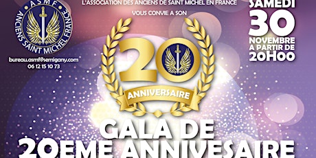 Image principale de Gala 20è Anniversaire ASM France