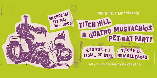 Imagem principal de Pet Nat Party w/ Titch Hill & Quatro Mustachios