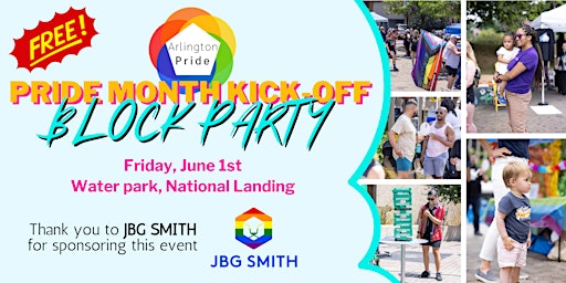 Imagen principal de Arlington Pride Kick-off Block Party (FREE EVENT)