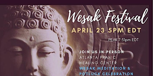 Imagem principal do evento Wesak Full Moon at Atlanta Pranic Healing Center