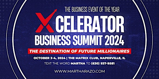 Xcelerator Business Summit 2024:  October 3rd and 4th primary image