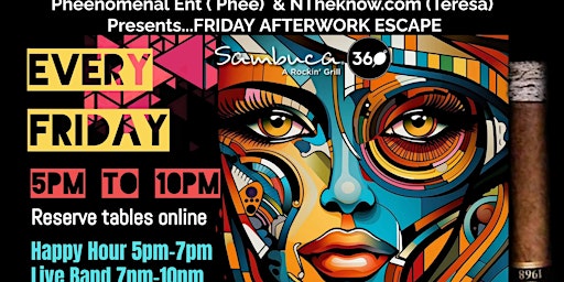 FRIDAY AFTERWORK  ESCAPE April 26 primary image