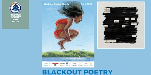 Imagem principal do evento Blackout Poetry Interactive Exhibit