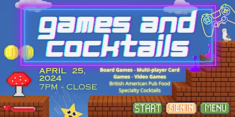 Hauptbild für Games and Cocktails