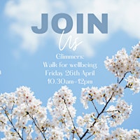 Imagem principal do evento Glimmers: A mindful wellbeing walk - free to join