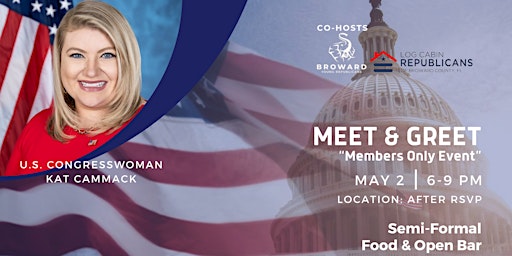 VIP Meet & Greet with Congresswoman Kat Cammack primary image