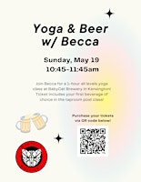 Yoga and Beer at Babycat Brewery primary image