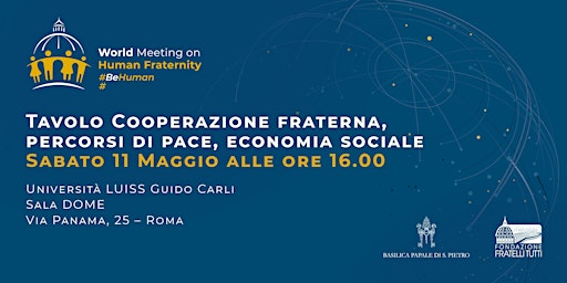 Primaire afbeelding van Cooperazione fraterna, percorsi di pace, economia sociale