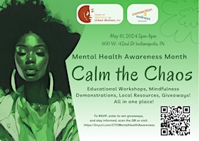 Imagen principal de Calm the Chaos: Mental Health Month Awareness with CWUW