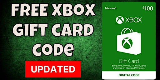 FREE™> Xbox Gift Card Codes  Generator 2024✧ Free Xbox Gift Card Codes 2024 primary image