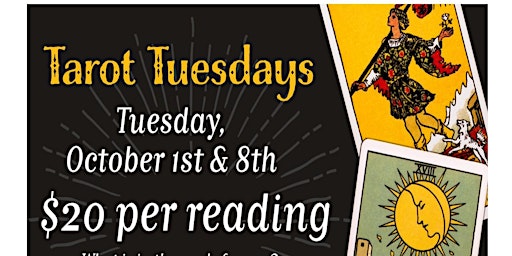 Tarot Tuesdays--OCTOBER 1st primary image