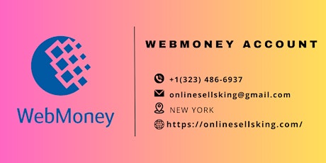 Buy Verified Webmoney Account s,,,,,o