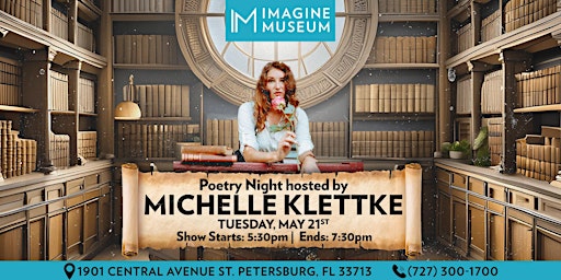 Hauptbild für Open Mic Poetry Night hosted by Michelle Klettke