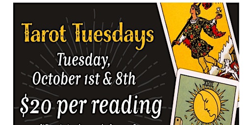 Primaire afbeelding van Tarot Tuesdays--OCTOBER 8th