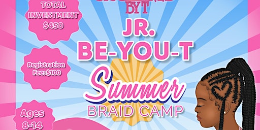 Primaire afbeelding van Jr. Be-YOU-T Braid Camp
