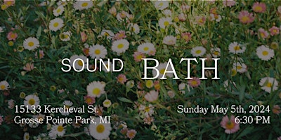 Imagem principal de Sunday Sound Bath