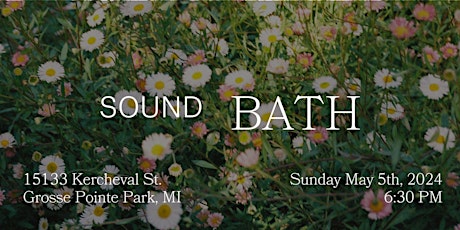 Sunday Sound Bath