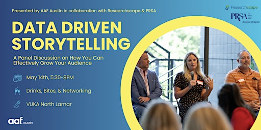 Imagem principal do evento Panel Event: Data Driven Storytelling, How You Can Effectively Grow Your Audience