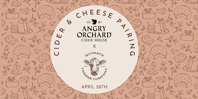 Primaire afbeelding van Cider & Cheese Pairing with McGrath Cheese Company
