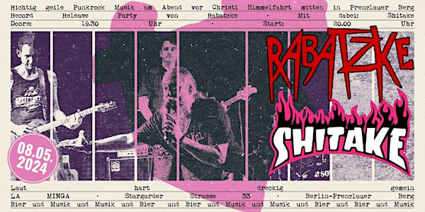 RABATZKE LIVE - Record Release