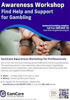 Gambling Awareness Workshop for Professionals primary image