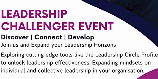Imagem principal do evento Leadership Challenger Event    Discover | Connect | Develop with Primeast