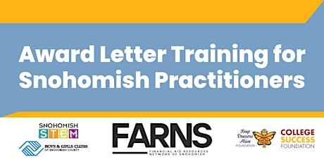 Award Letter Training for Snohomish Practitioners