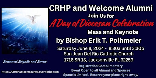 CRHP and Welcome Alumni - A Day of Diocesan Celebration primary image