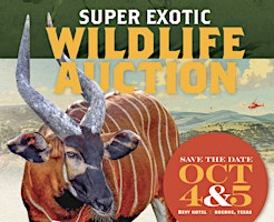 Imagem principal do evento WildLife Partners Fall 2024 Super Exotic Wildlife Auction