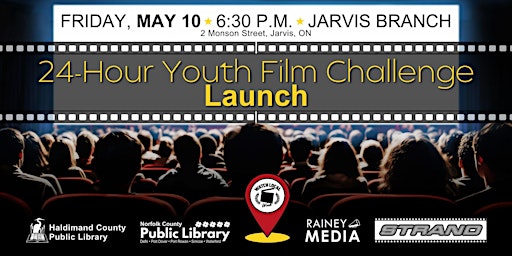 Primaire afbeelding van 24-Hour Youth Film Challenge Launch