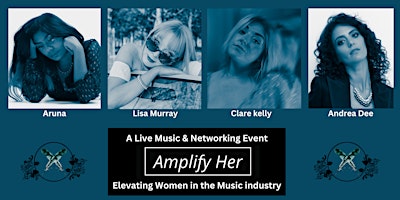 Imagem principal do evento Amplify Her's Showcase & Networking Event: Empowering Women in Music