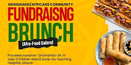 GHANAIAN/AFRICAN COMMUNITY FUNDRAISNG BRUNCH